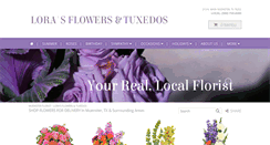 Desktop Screenshot of lorasflowers.com